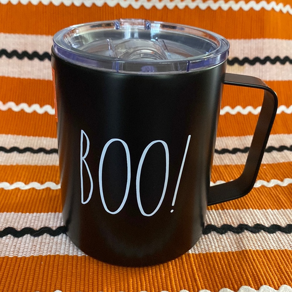 🆕👻RAE DUNN “BOO” Stainless Steel Mug